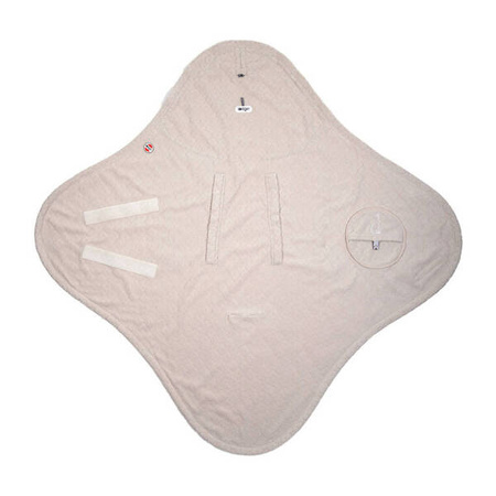 Lodger Polarowy Wielofunkcyjny Otulacz Do Fotelika Samochodowego Jasnobeżowy Fleece Birch