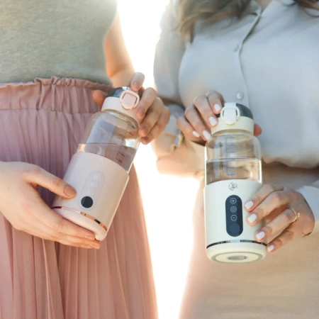 MyBabyBottle Przenośny Podgrzewacz do Butelek, Wody i Mleka dla Dzieci - Różowy