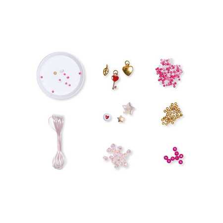 Janod Zestaw kreatywny do tworzenia biżuterii Pierścionki z koralików 7+