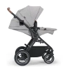 Kinderkraft B-Tour Mink Pro Wózek Głęboko-Spacerowy + Fotelik 0-13 kg Zestaw 3w1 Light Grey