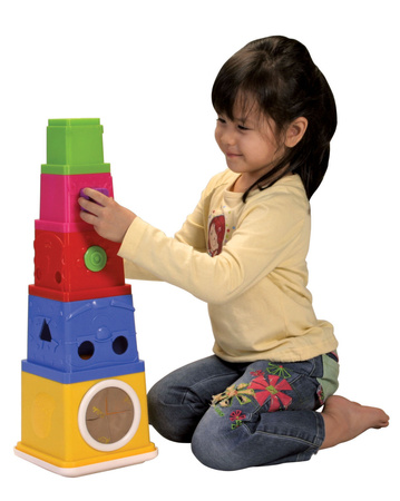 Training2s Zabawka Edukacyjna - Sorter Piramidka Sowa