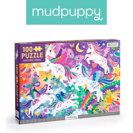 Mudpuppy Puzzle Magiczne jednorożce 100 elementów 5+