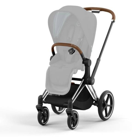 [OUTLET] Cybex Priam 4.0 Rama w Zestawie Ze Stelażem Siedziska Chrome + Brąz