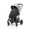 Cybex Balios S Lux Wózek Głęboko-Spacerowy + Cloud G I-Size Fotelik Samochodowy 0-13kg + Baza G + Osłony Przeciwdeszczowe + Adaptery Lava Grey