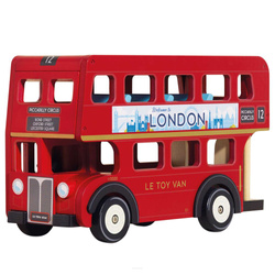 Le Toy Van Drewniany Piętrowy Autobus Londyn