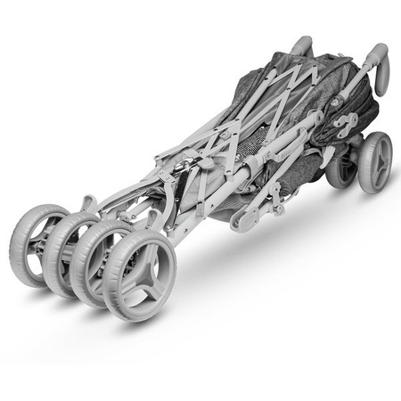 Lionelo Irma Wózek Spacerowy  Grey/Dark Grey