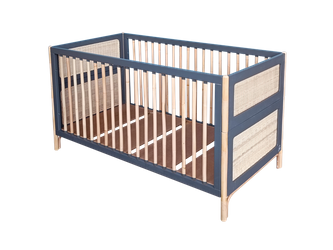 Theo Bebe Oceania Wielofunkcyjne Łóżeczko Ratanowe 70x140cm Silex