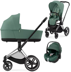 Cybex Priam 4.0 Wózek Głęboko-Spacerowy + Maxi-Cosi Pebble 360 Pro2 Fotelik Samochodowy