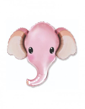 Godan Foliowy Balon Różowy Słoń 4 Cale