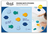 QUUT Zestaw piankowych naklejek do kąpieli z wędką Deep sea