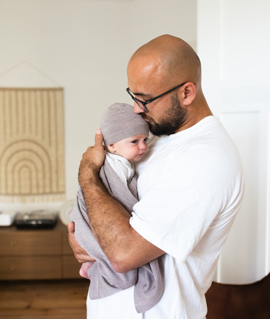 Puuki Yarnami Cozy Kocyk z Wełny Merino - Delikatny Brąz