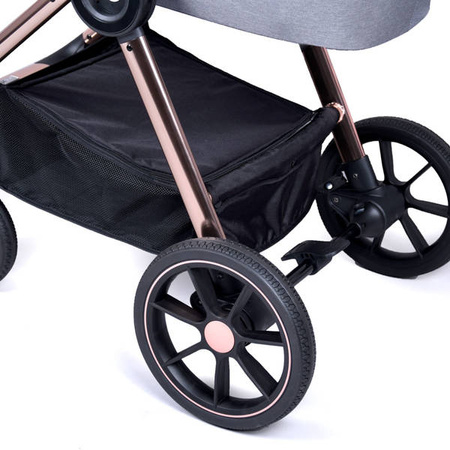 Zokky Ozz Wózek Głęboko-Spacerowy 2w1 Grey Stone