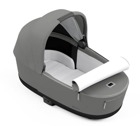 Cybex Priam 2.0 Wózek Głęboko Spacerowy Rama Rose Gold + Lite Cot Manhattan Grey