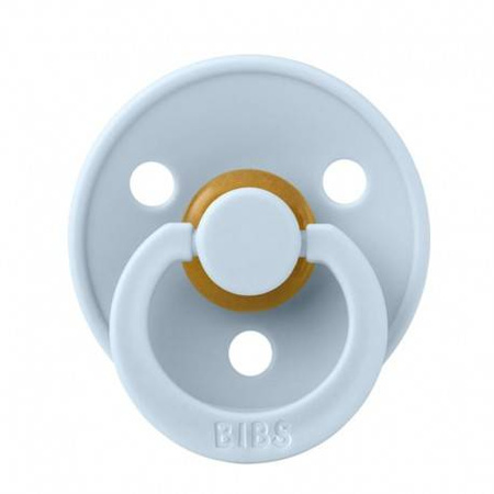 Bibs Smoczek Uspokajający Kauczukowy r. S 2-Pack Iron/Baby Blue