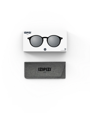IZIPIZI Okulary Przeciwsłoneczne dla Dzieci 5-10 lat Black D