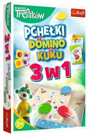 Trefl Gra Trefliki Domino Pchełki Kuku 3w1