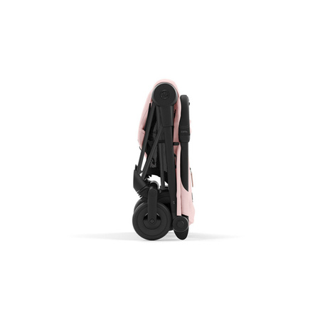 Cybex Coya Wózek Spacerowy Rama Matt Black Peach Pink + Pałąk do Wózka