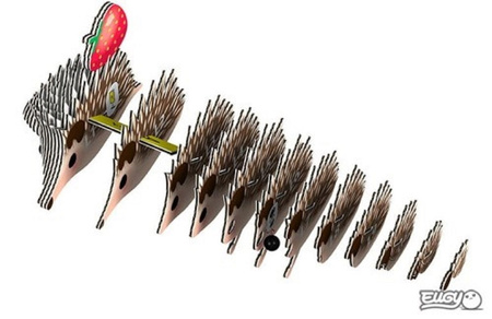 Eugy Eko 3D Układanka Jeżyk Strzyżyk