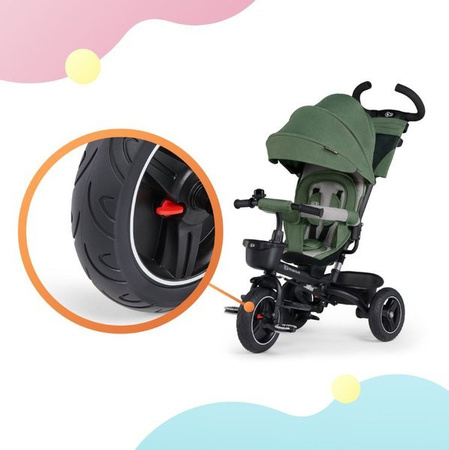 Kinderkraft Spinstep Rowerek Trójkołowy Pastel Green