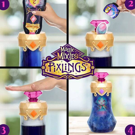 Tm Toys Magic Mixies Pixlings - Lalka Smoczyca Amber Turkusowa