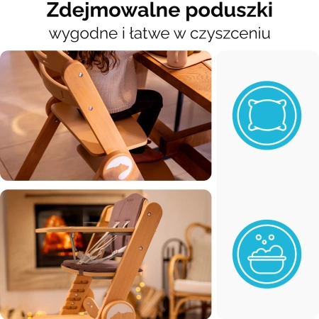 Kidnort Drömmer Krzesełko do Karmienia Zielone