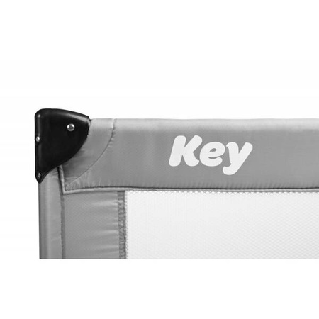 Caretero Łóżeczko Turystyczne Key Grey