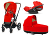 Cybex Priam 2.0 Wózek Głęboko Spacerowy Rama Rose Gold + Fotelik Cloud Z I-Size 0-13kg Autumn Gold