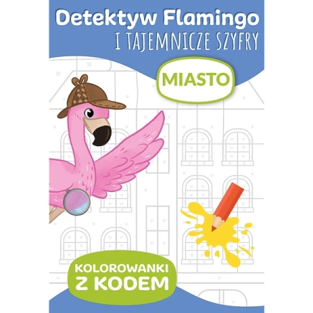 Trefl Detektyw Flamingo i Tajemnicze Szyfry. Kolorowanki