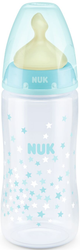 NUK Butelka 300 ml z Wskaźnikiem Temperatury Smoczek Silikonowy 0-6 mcy M