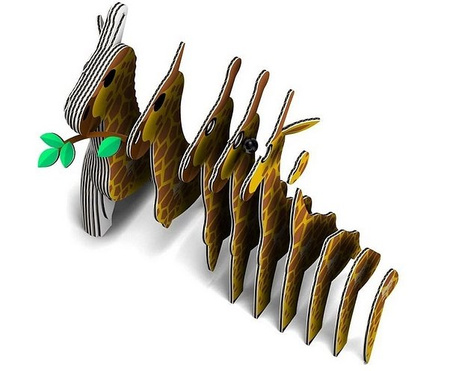 Eugy Eko 3D Układanka Żyrafa