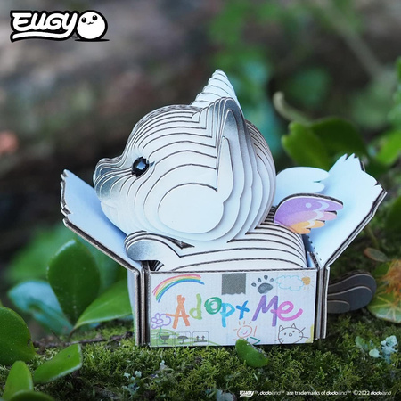 Eugy Eko 3D Układanka Kotek Syjamski Mocha