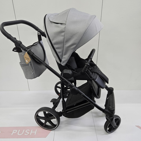 [OUTLET] Adamex Zico New Wózek Głęboko-Spacerowy 2w1 Szary Żakard TK-83