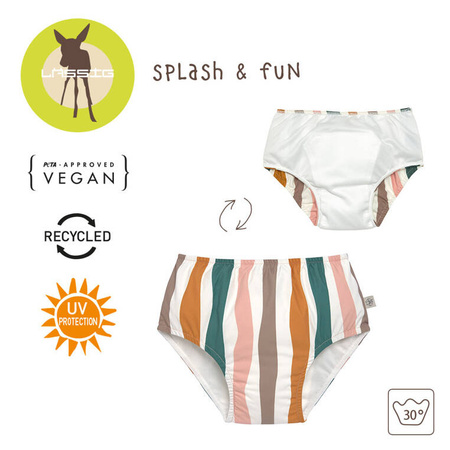 Lassig Majteczki pieluszka do pływania Splash & Fun Fale pink/nature, rozm. 86