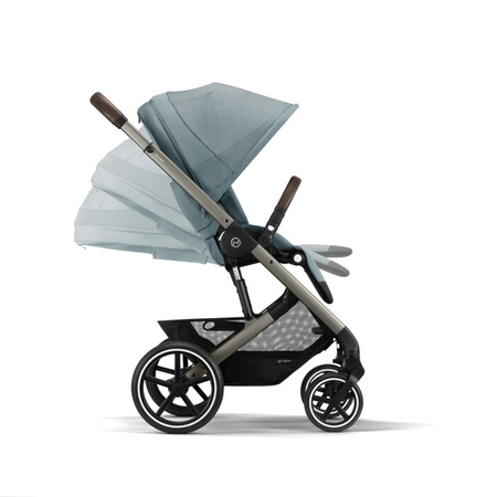 Cybex Balios S Lux Wózek Głęboko-Spacerowy Sky Blue 2023 Rama Taupe