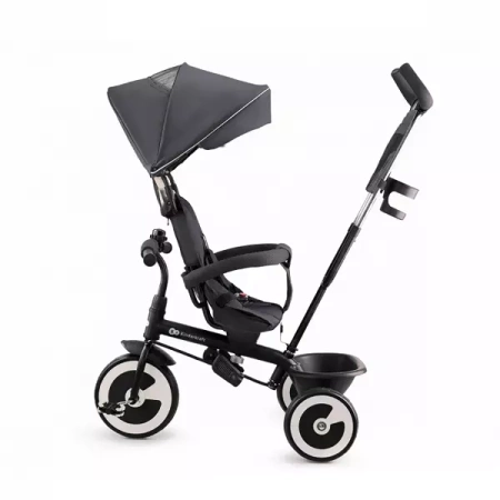 Kinderkraft Aston Rowerek Trójkołowy Spacerówka Malachite Grey