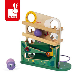 USZKODZONE OPAKOWANIE Drewniany kulodrom Gąsienica, Janod