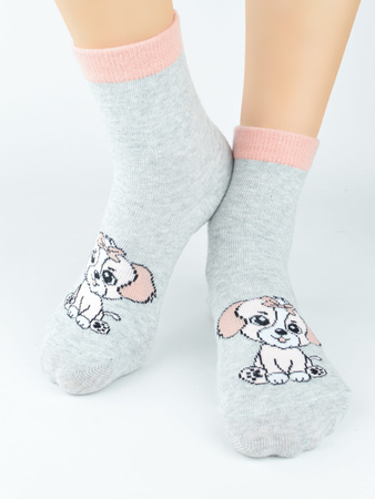 Noviti Skarpety Bawełniane z ABS Dziewczęce Rozmiar 31-34 Mix