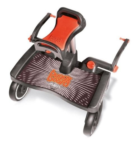 Lascal  Zestaw BuggyBoard MAXI+ Dostawka Do Wózka Czarny/Czerwony