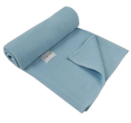 Kocyk Dzianinowy Natimi Koc-01  Turkus