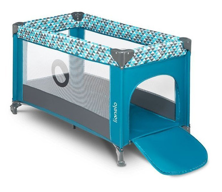 Lionelo Stefi Łóżeczko Turystyczne  Green Turquoise 