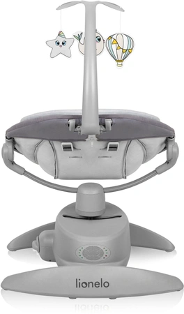 Lionelo Mell - leżaczek-bujaczek z Bluetooth Grey Stone