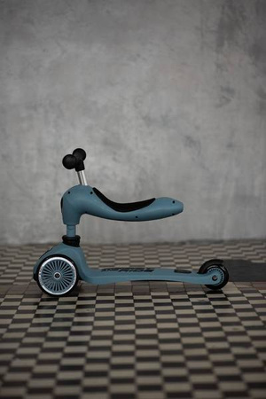 [OUTLET] Scootandride Highwaykick 1 Jeździk i Hulajnoga 2w1 1-5 Lat Steel