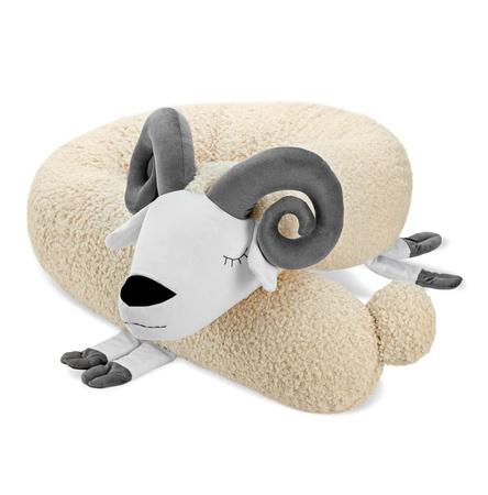 SenLove Poduszka Wałek Ochraniacz do Łóżka Baranek