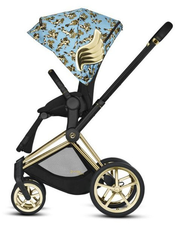 Cybex E-Priam Wózek Spacerowy - Edycja Jeremy Scott Cherub Blue by Jeremy Scott