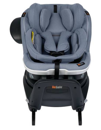 [OUTLET] BeSafe Izi Turn B i-Size Fotelik Samochodowy Obrotowy 0-18 kg Cloud Melange / niebieski