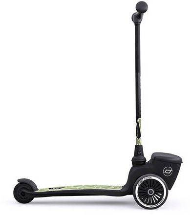 Scootandride Highwaykick 2 Lifestyle Hulajnoga Trójkołowa Balansowa z Zamykanym Schowkiem 2+ Green Lines