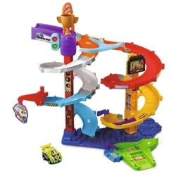 VTech Tut Tut Autka - Wyścigowy Wielki Tor Interaktywny Zestaw + Autko Z Dźwiękiem i Światłem 61459