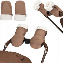 Lionelo Handmuff Rękawiczki do Wózka Beige