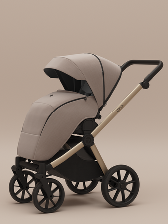 [OUTLET] Riko Cava Wózek Głęboko-Spacerowy 01 Dust