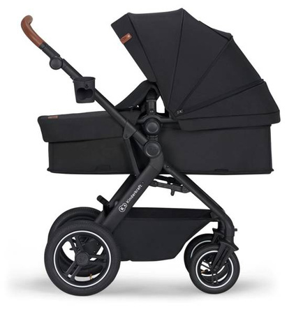 Kinderkraft B-Tour Wózek Głęboko-Spacerowy + Fotelik 0-13 kg Zestaw 3w1 Czarny